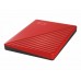 Western Digital My Passport disco duro externo 2000 GB Rojo