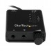 Placa de Som StarTech.com ICUSBAUDIO2D - USB 2.0, Áudio 5.1, SPDIF
