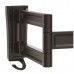 StarTech.com Monitor Wall Mount - Dual Swivel - Supports 13'' to 34'' Monitors - VESA Monitor / TV Wall Mount - Wall Mount Swivel Monitor Arm - Black (ARMWALLDS) - Kit de montagem (placa de fixação, parafusos, braço do monitor) - braço ajustável - pa