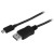 StarTech.com 6ft/1.8m USB C to DisplayPort 1.2 Cable 4K 60Hz, USB-C to DisplayPort Adapter Cable HBR2, USB Type-C DP Alt Mode to DP Monitor Video Cable, Works with Thunderbolt 3, Black - USB-C Male to DP Male - Cabo DisplayPort - 24 pin USB-C (M) par sem_imagem