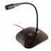 NGS Microfone de mesa com haste em metal direcionável, JACK 3,5mm, botão mute   -