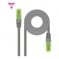 Cabo de Rede Nanocable Cat.6 UTP, 30m, Cinza, RJ45