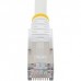StarTech.com 50cm CAT6a Ethernet Cable - White - Low Smoke Zero Halogen (LSZH) - 10GbE 500MHz 100W PoE++ Snagless RJ-45 w/Strain Reliefs S/FTP Network Patch Cord - Cabo patch - RJ-45 (M) para RJ-45 (M) - 50 cm - S/FTP - CAT 6a - IEEE 802.3bt - sem nó