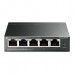TP-LINK TL-SG105PE 5-Port Gigabit Easy Smart Switch with 4-Port PoE+ 65W PoE budget Desktop Steel Case