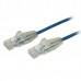 StarTech.com 50cm Slim LSZH CAT6 Ethernet Cable, 10 Gigabit Snagless RJ45 100W PoE Patch Cord, CAT 6 10GbE UTP Network Cable w/Strain Relief, Blue, Fluke Tested/ETL, Low Smoke Zero Halogen - Category 6 - 28AWG (N6PAT50CMBLS) - Cabo patch - RJ-45 (M) StarTech.com 50cm Slim LSZH CAT6 Ethernet Cable, 10 Gigabit Snagless RJ45 100W PoE Patch Cord, CAT 6 10GbE UTP Network Cable w/Strain Relief, Blue, Fluke Tested/ETL, Low Smoke Zero Halogen - Category 6 - 28AWG (N6PAT50CMBLS) - Cabo patch - RJ-45 (M)