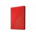 Western Digital My Passport disco duro externo 2000 GB Rojo