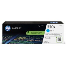 HP 220X Cyan Original LaserJet Toner Cartridge