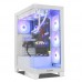 Nox Hummer Glock Frameless Glass Mid Tower White