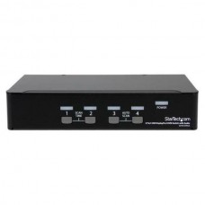 Comutador KVM Startech SV431DPUA - 4 Computadores, USB, Áudio Comutador KVM Startech SV431DPUA - 4 Computadores, USB, Áudio