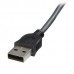 StarTech.com 6 ft Ultra-Thin USB VGA 2-in-1 KVM Cable (SVUSBVGA6) - Cabo de teclado / vídeo / rato (KVM) - USB, HD-15 (VGA) (M) para HD-15 (VGA) (M) - 1.8 m - preto - para P/N: SV1631DUSBU, SV1631DUSBUK, SV431DUSBU, SV831DUSBAU, SV831DUSBU, SV831DUSB