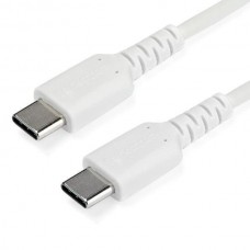 Cabo USB-C StarTech - Branco - 1m - Fibra de Aramida Cabo USB-C StarTech - Branco - 1m - Fibra de Aramida