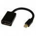 StarTech.com 6in Mini DisplayPort to DisplayPort Video Cable Adapter (MDP2DPMF6IN) - MDP2DPMF6IN