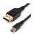 StarTech.com 6ft (2m) VESA Certified Mini DisplayPort to DisplayPort 1.4 Cable, 8K 60Hz HBR3 HDR, Super UHD mDP to DP 1.4 Cord, Slim (34 AWG) Ultra HD 4K 120Hz, Monitor/Video Cable - mDP to DP Cable (DP14MDPMM2MB) - Cabo DisplayPort - Mini DisplayPor sem_imagem
