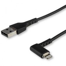 Cabo Startech Lightning para USB, 1m, Angulado, MFi