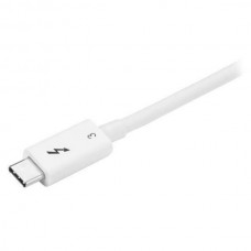 Cabo Startech Thunderbolt TBLT34MM50CW, USB-C para USB-C, 0,5m, Branco