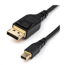 StarTech.com 3ft (1m) VESA Certified Mini DisplayPort to DisplayPort 1.4 Cable, 8K 60Hz HBR3 HDR, Super UHD mDP to DP 1.4 Cord, Slim (34 AWG) Ultra HD 4K 120Hz, Monitor/Video Cable - mDP to DP Cable (DP14MDPMM1MB) - Cabo DisplayPort - Mini DisplayPor StarTech.com 3ft (1m) VESA Certified Mini DisplayPort to DisplayPort 1.4 Cable, 8K 60Hz HBR3 HDR, Super UHD mDP to DP 1.4 Cord, Slim (34 AWG) Ultra HD 4K 120Hz, Monitor/Video Cable - mDP to DP Cable (DP14MDPMM1MB) - Cabo DisplayPort - Mini DisplayPor