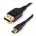 StarTech.com 3ft (1m) VESA Certified Mini DisplayPort to DisplayPort 1.4 Cable, 8K 60Hz HBR3 HDR, Super UHD mDP to DP 1.4 Cord, Slim (34 AWG) Ultra HD 4K 120Hz, Monitor/Video Cable - mDP to DP Cable (DP14MDPMM1MB) - Cabo DisplayPort - Mini DisplayPor StarTech.com 3ft (1m) VESA Certified Mini DisplayPort to DisplayPort 1.4 Cable, 8K 60Hz HBR3 HDR, Super UHD mDP to DP 1.4 Cord, Slim (34 AWG) Ultra HD 4K 120Hz, Monitor/Video Cable - mDP to DP Cable (DP14MDPMM1MB) - Cabo DisplayPort - Mini DisplayPor