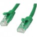 Cabo de Rede StarTech.com: Cat6 Gigabit Ethernet, 50cm, Verde