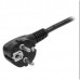 StarTech.com 2m (6ft) Computer Power Cord, 18AWG, EU Schuko to C13 Power Cord, 10A 250V, Black Replacement AC Cord, TV/Monitor Power Cable, Schuko CEE 7/7 to IEC 60320 C13 Power Cord - PC Power Supply Cable - Cabo de alimentação - power IEC 60320 C13