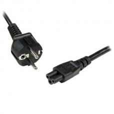 StarTech.com 1m (3ft) Laptop Power Cord, EU Schuko to C5, 2.5A 250V, 18AWG, Notebook / Laptop Replacement AC Cord, Printer/Power Brick Cord, Schuko CEE 7/7 to Clover Leaf IEC 60320 C5 - Laptop Charger Cable - Cabo de alimentação - IEC 60320 C5 para p