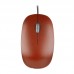 NGS Rato otico com fio USB 1000 dpi, 2 botões + scroll - Vermelho