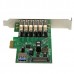 Startech Adaptador Tarjeta Pci Express 7 Puertos U