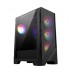 Caixa MSI MAG Forge 121A Airflow: Mid-Tower, RGB, 3x120mm (frente), 1x120mm (topo), 1x120mm (traseiro), 2x USB 3.2