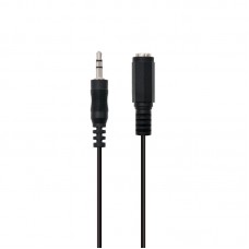 Ewent Cabo Audio 3.5mm M/F 5mt