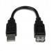 Extensor Startech USB 2.0 Tipo A Macho/Fêmea, USBEXTAA6IN, 15cm Extensor Startech USB 2.0 Tipo A Macho/Fêmea, USBEXTAA6IN, 15cm