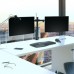 Kensington SmartFit Ergo Dual Extended Monitor Arm - Kit de montagem - braço ajustável - para 2 monitores - metal - preto - tamanho de tela: até 32'' - Computador de mesa, abraçadeira C, anel isolante, montável na secretária