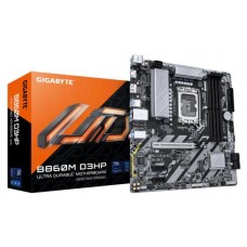 Placa-Mãe GIGABYTE B860M D3HP para CPUs Intel Core Ultra, DDR5, 2x M.2 PCIe 4.0