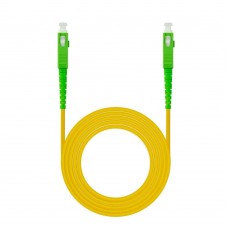 EWENT - Cabo de fibra óptica (FTTH) SC-APC para SC-APC, monomodo (OS2) Simplex, LSZH, 1,0m