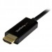 StarTech.com 6.5 ft / 2m DisplayPort to HDMI converter cable - 4K (DP2HDMM2MB) - Cabo adaptador - DisplayPort macho para HDMI macho - 2 m - preto - suporte de 4K - para P/N: DK30CH2DEP, DK30CH2DEPUE, DK30CH2DPPD, DK30CH2DPPDU, DK30CHDDPPD, DK30CHDPPD