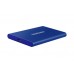 SSD Portátil Samsung T7 1TB Azul: NVMe, 1050 MB/s leitura, 1000 MB/s escrita, USB 3.2 Gen 2
