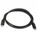 StarTech.com 1m (3.3ft) Thunderbolt 3 Cable, 20Gbps, 100W PD, 4K Video, Thunderbolt-Certified, Compatible w/ TB4/USB 3.2/DisplayPort - Cabo Thunderbolt - 24 pin USB-C (M) para 24 pin USB-C (M) - Thunderbolt 3 / USB / DisplayPort - 1 m - preto - para