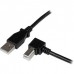 Cabo Adaptador USB StarTech USBAB1MR, 1m, USB-A para USB-B (Angulado)