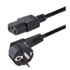 Cabo de Alimentação Startech 713E1MPWRCORDST, 1m, CEE 7/7 - IEC C13