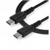 Cabo USB-C StarTech, 1m, Preto, Fibra de Aramida