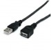 6 ft Black USB Extension Cable A to A