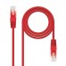 Cabo de Rede Nanocable 10.20.0402-R Cat6e UTP RJ45 2m Vermelho
