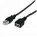 6 ft Black USB Extension Cable A to A