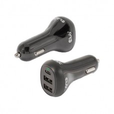 Carregador CLUB3D CAC-1921 36W para Portátil: 3 USB (Tipo-C e Tipo-A), 12-24V