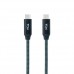 Cabo USB Nanocable USB 3.2 Gen2x2 20Gbps 100W USB-C Macho/Macho 1m Cabo USB Nanocable USB 3.2 Gen2x2 20Gbps 100W USB-C Macho/Macho 1m