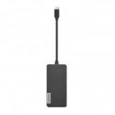 Hub USB-C Lenovo Travel Hub 7-em-1, GX90T77924, HDMI 4K, Leitor SD/TF, 3x USB, USB-C Pass-Through