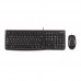 Kit Rato e Teclado Logitech MK120, QWERTY Alemão, USB, Preto