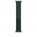 Apple - 49mm Dark Green Alpine Loop - Small - Black Titanium Finish