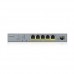 6 Port Managed Cctv Poe Switch Cpnt Long Range 60w 802.3bt