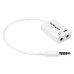 Divisor Splitter Minijack 3.5mmcabl Headset a 2x Miniplug Estereo Divisor Splitter Minijack 3.5mmcabl Headset a 2x Miniplug Estereo