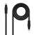 Cabo de Rede Nanocable Cat.6a, Modelo 10.20.1803-BK, RJ45, 3m, Preto sem_imagem