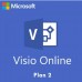 Software Gestão Microsoft Visio Plan 2 CFQ7TTC0HD32-0002